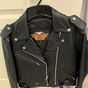 Womens Harley Davidson Leather Jacket size M, EXCELLENT condition! Heavy & Warm!